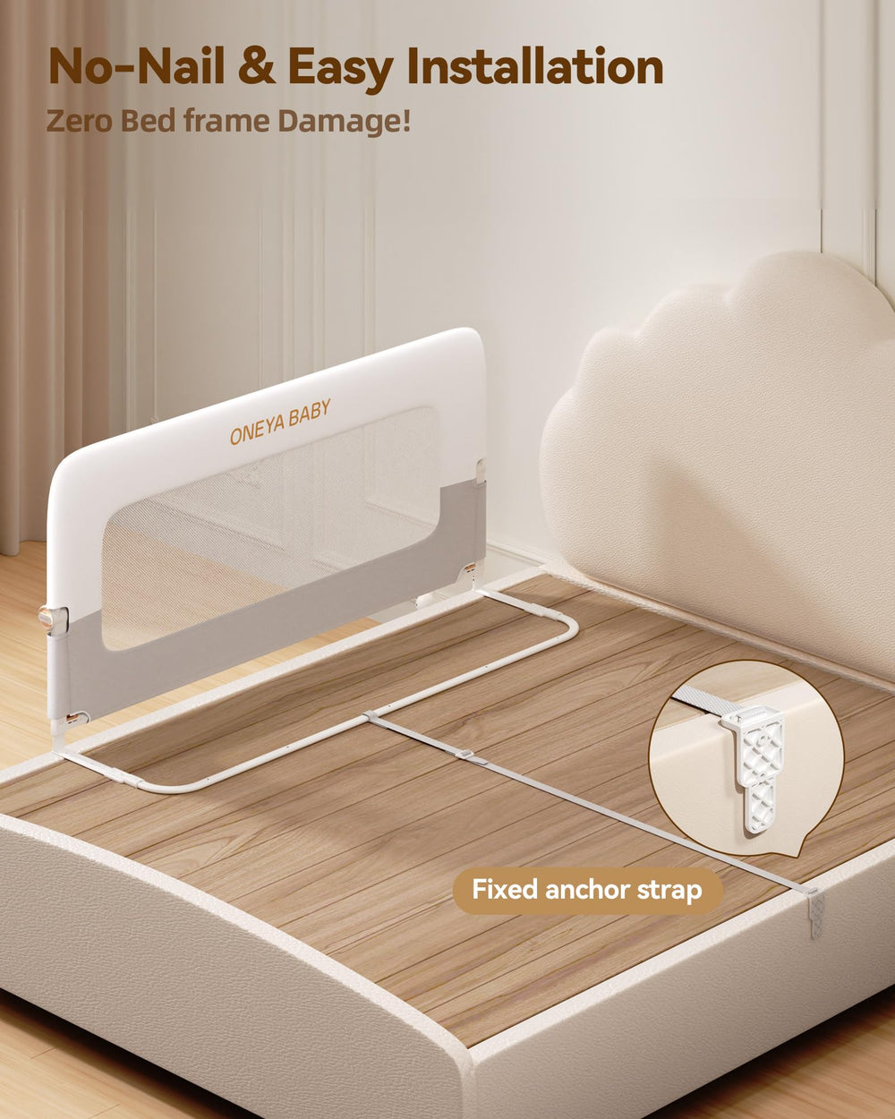ONEYA BABY anti-collision padding cushions bumps during play.