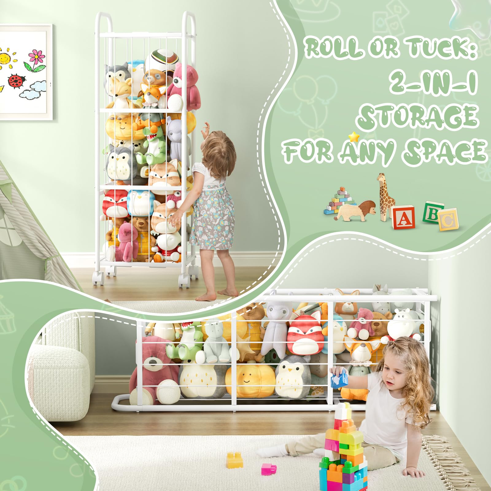 Oneyus patent-pending design emphasizes sturdy, long-lasting kids' storage solutions.