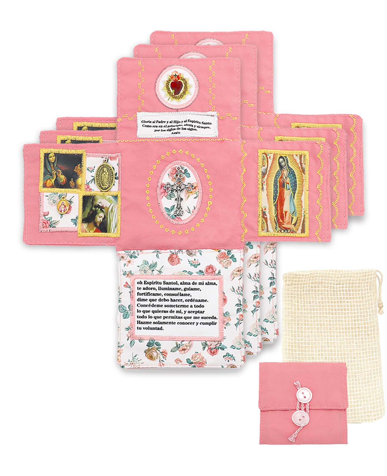 Onism pocket devotional folded-compact demonstrates ultra-portable on-the-go prayer kit