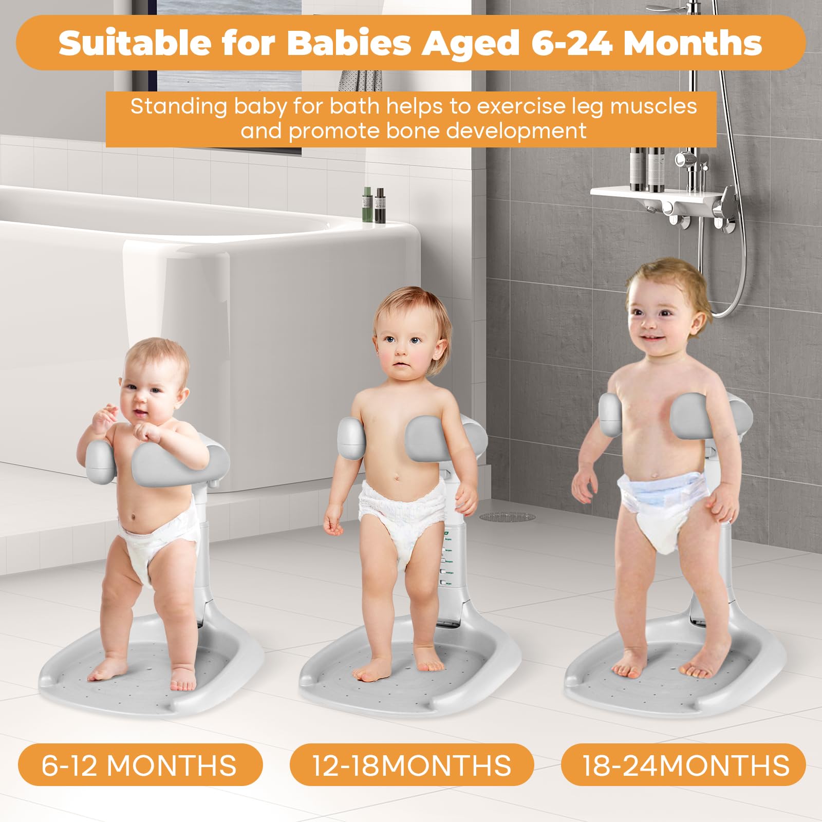 ONKO foldable portable bath stand saves space and travels