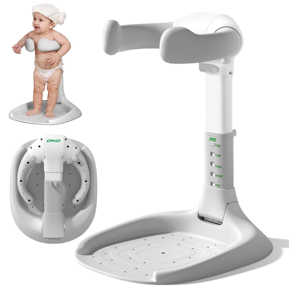 ONKO baby bath stand height adjustable for easy bathing
