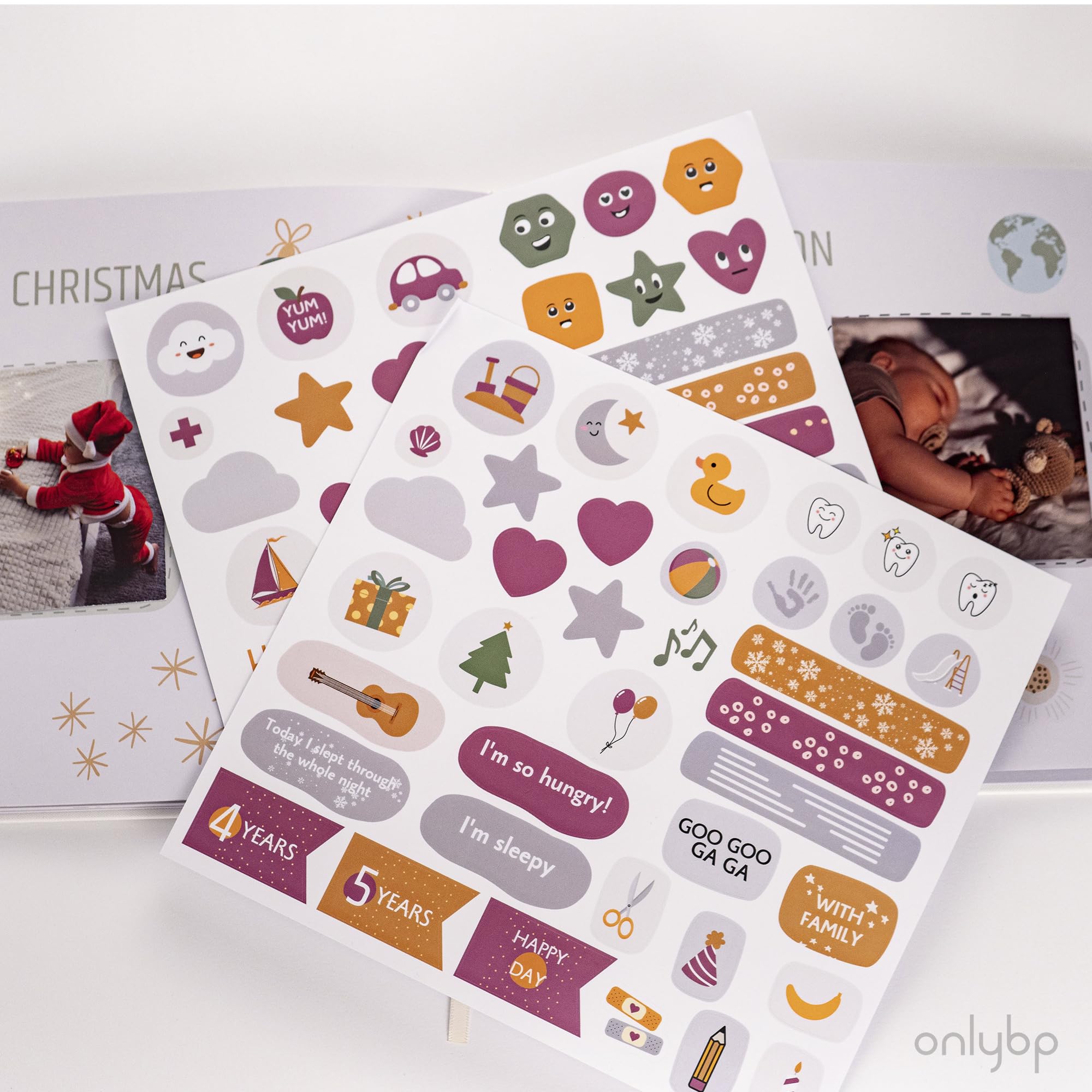 OnlyBP memory book designed as a timeless heirloom for families