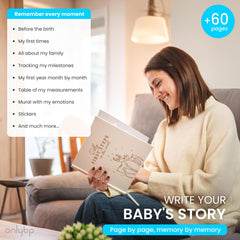 OnlyBP memory book photo space for smiles and milestones