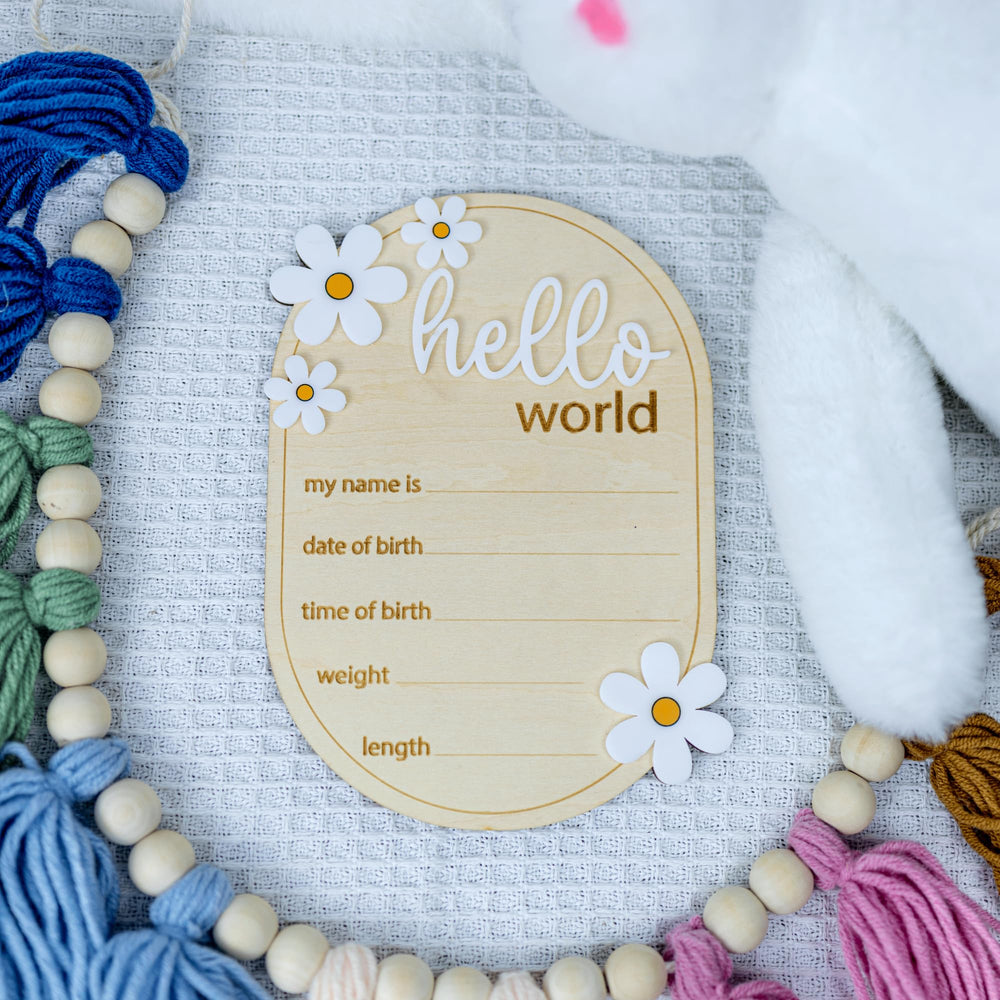 ONNIBE durable wood sign serves as a lasting nursery keepsake