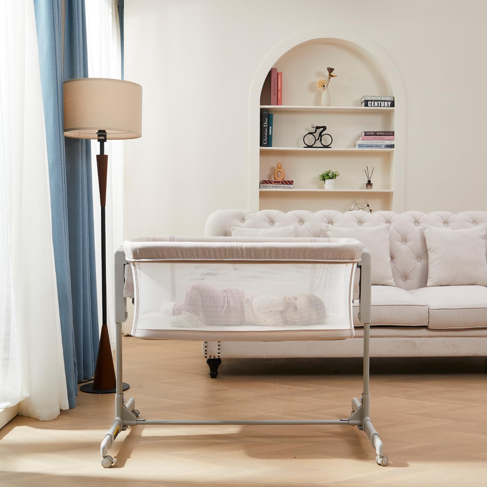 ONTHEWEI soft mattress with removable cover for easy care.