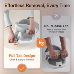 ONTHEWEI non-slip cushion with wraparound arms keeps baby comfortable.