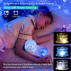 ONXE Ocean Kids Night Light rotates 360° for immersive ceiling scenes