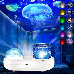 ONXE Ocean Kids Night Light jellyfish projection creates calming bedtime ambiance