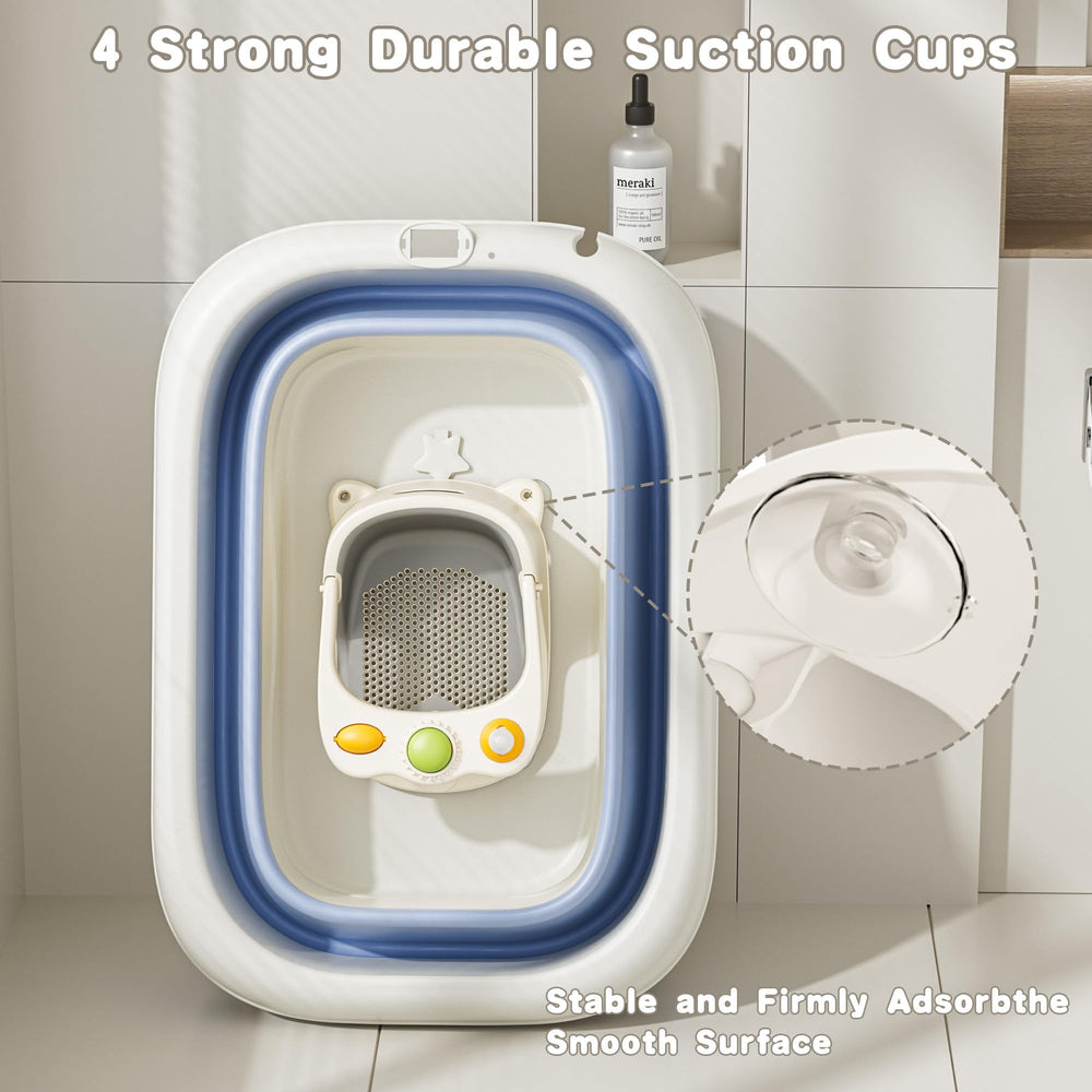 ONXLL portable bath seat convenient for travel, hotels, and home use
