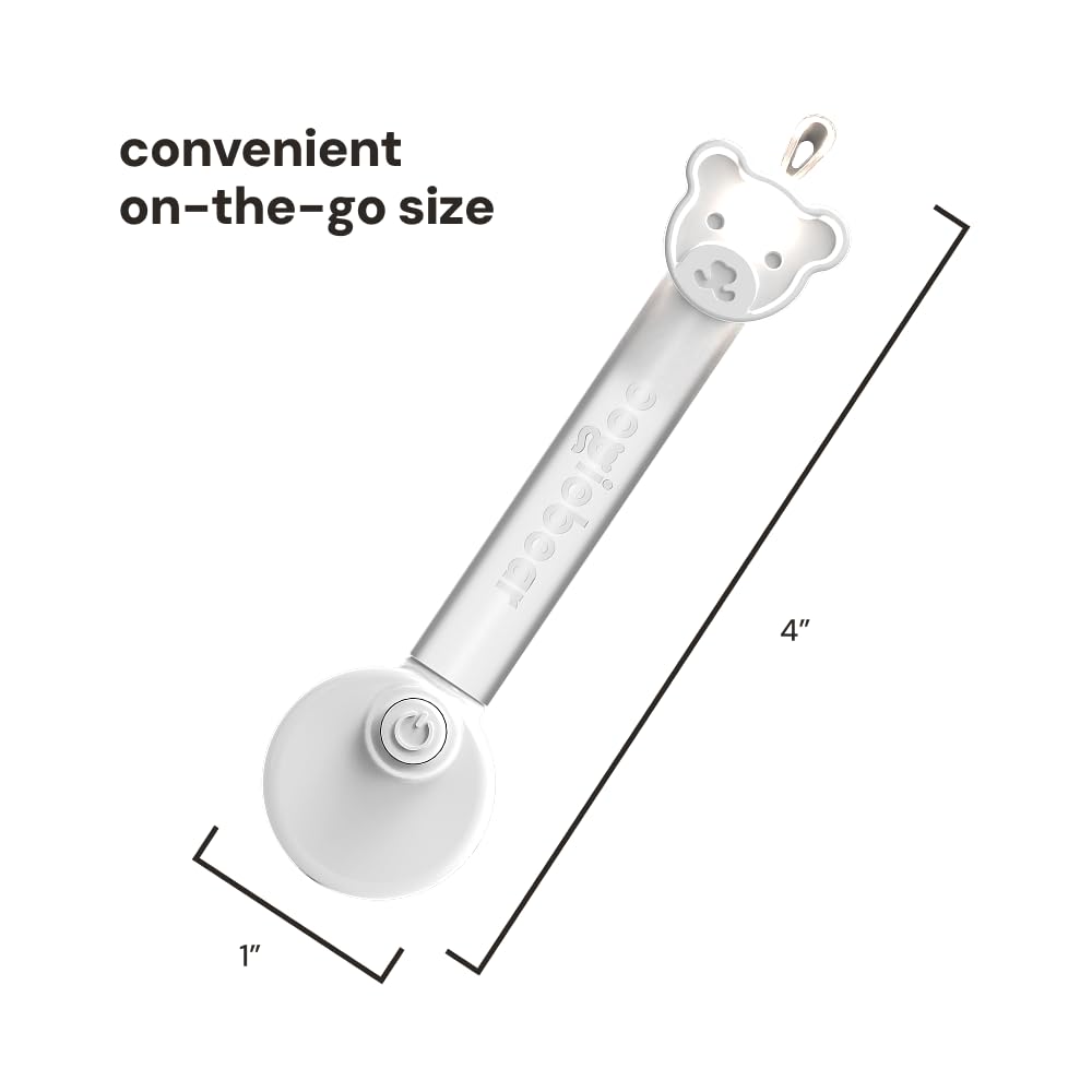oogiebear Brite soft rubber tips ensure comfortable use for babies.