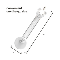 oogiebear Brite soft rubber tips ensure comfortable use for babies.