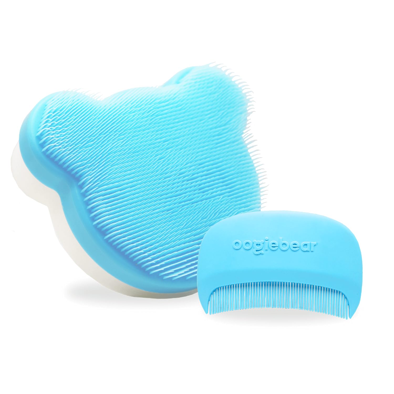 oogiebear cradle-cap brush kit soft-materials close-up conveys safety for newborns