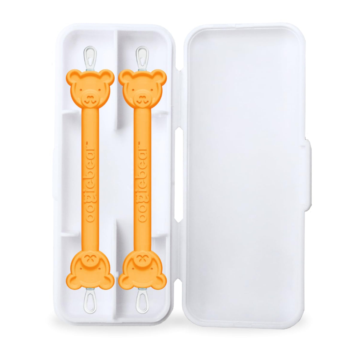 oogiebear dual-ended nose and ear cleaner for gentle newborn care.