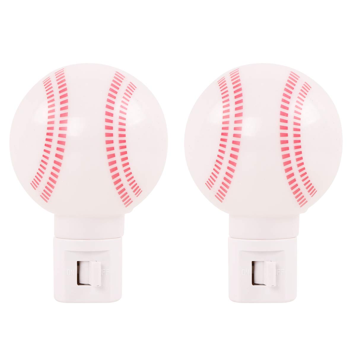 Omeet baseball night light plug-in with calming kids' room glow