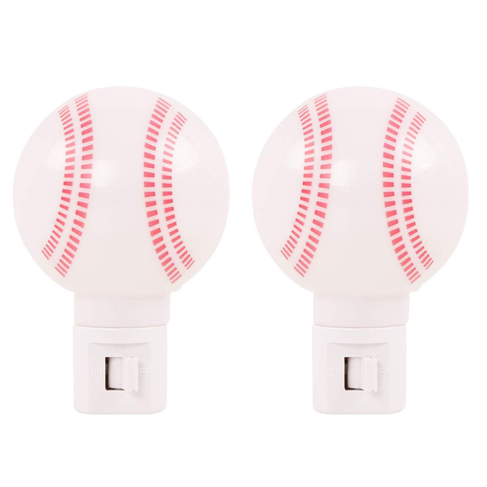 Omeet baseball night light plug-in with calming kids' room glow