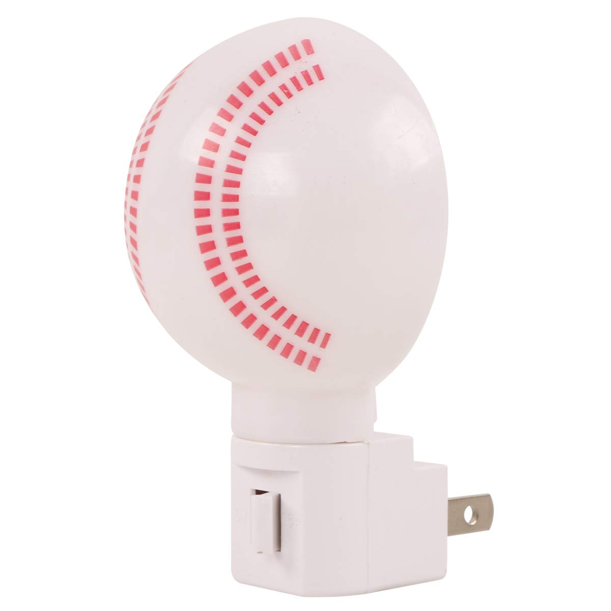 Omeet warm white LED baseball night light for gentle bedtime illumination