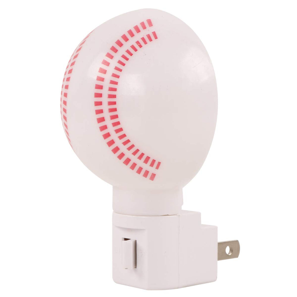 Omeet warm white LED baseball night light for gentle bedtime illumination