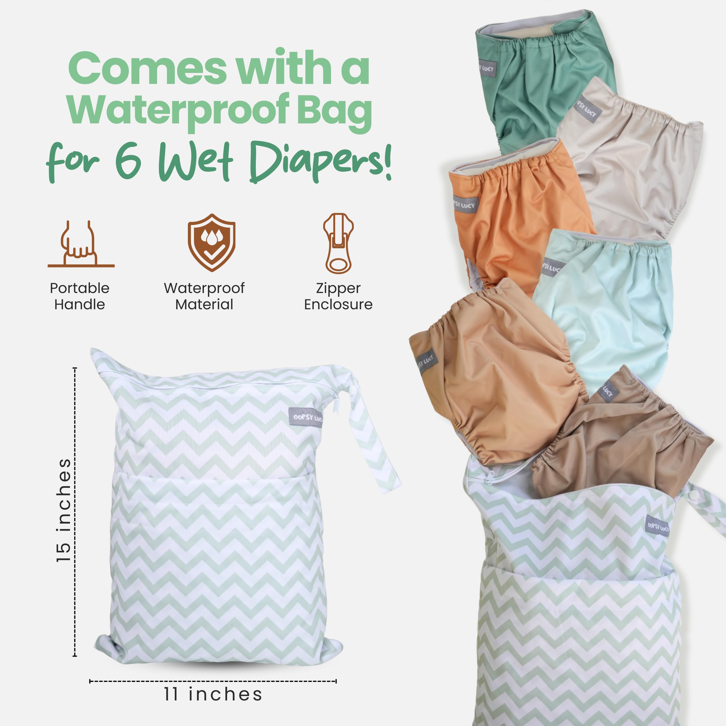 OOPSY LUCY on-the-go use demonstrates reliable daily diapering for active families.