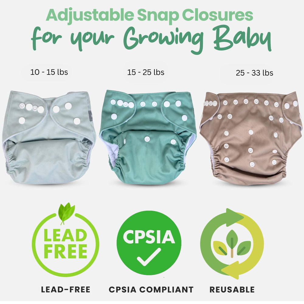 OOPSY LUCY wet bag waterproofing keeps reusable diapers organized during on-the-go trips.