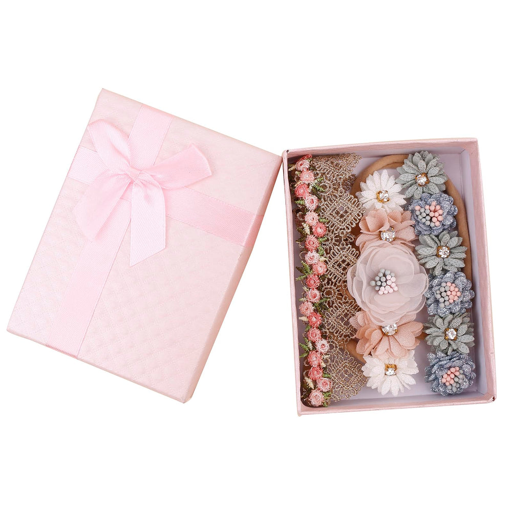OOSAKU baby headbands highlight lightweight comfortable wear during photos