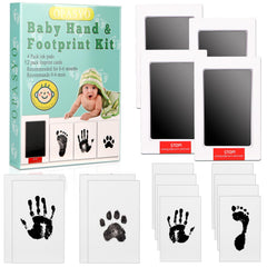 OPASYO inkless-clean-touch pad closeup shows mess-free prints for easy keepsakes