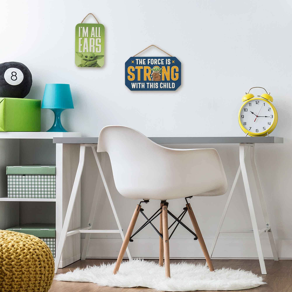 Open Road Brands Baby Yoda decor for nurseries and playrooms.