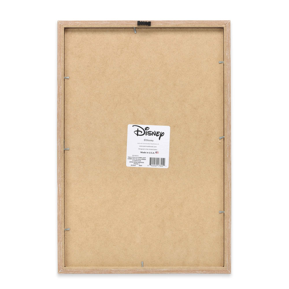 Disney licensed Dumbo framed wood art by Open Road Brands adds timeless nursery charm.
