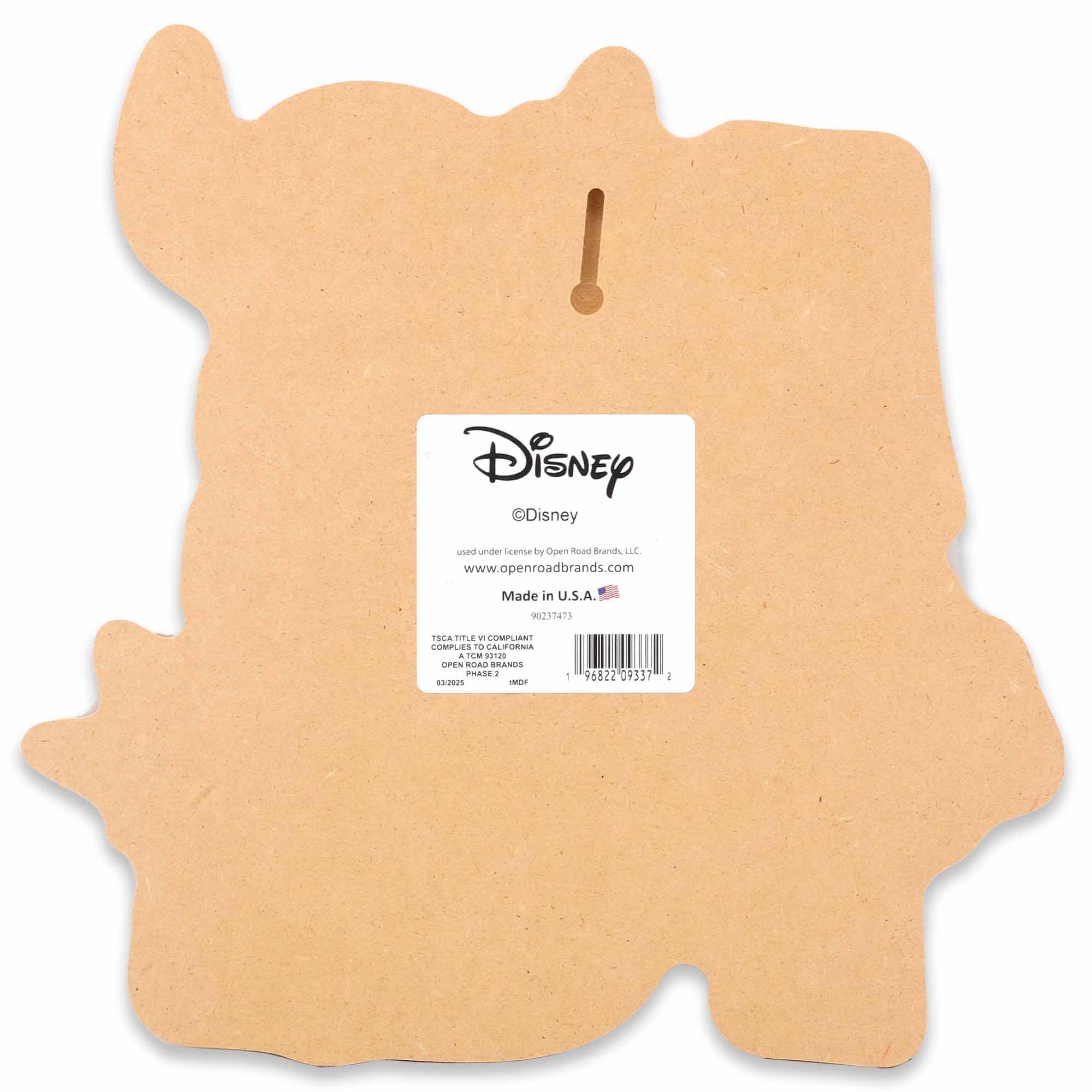 Open Road Brands Lilo & Stitch Aloha wall sign in a beach house setting.