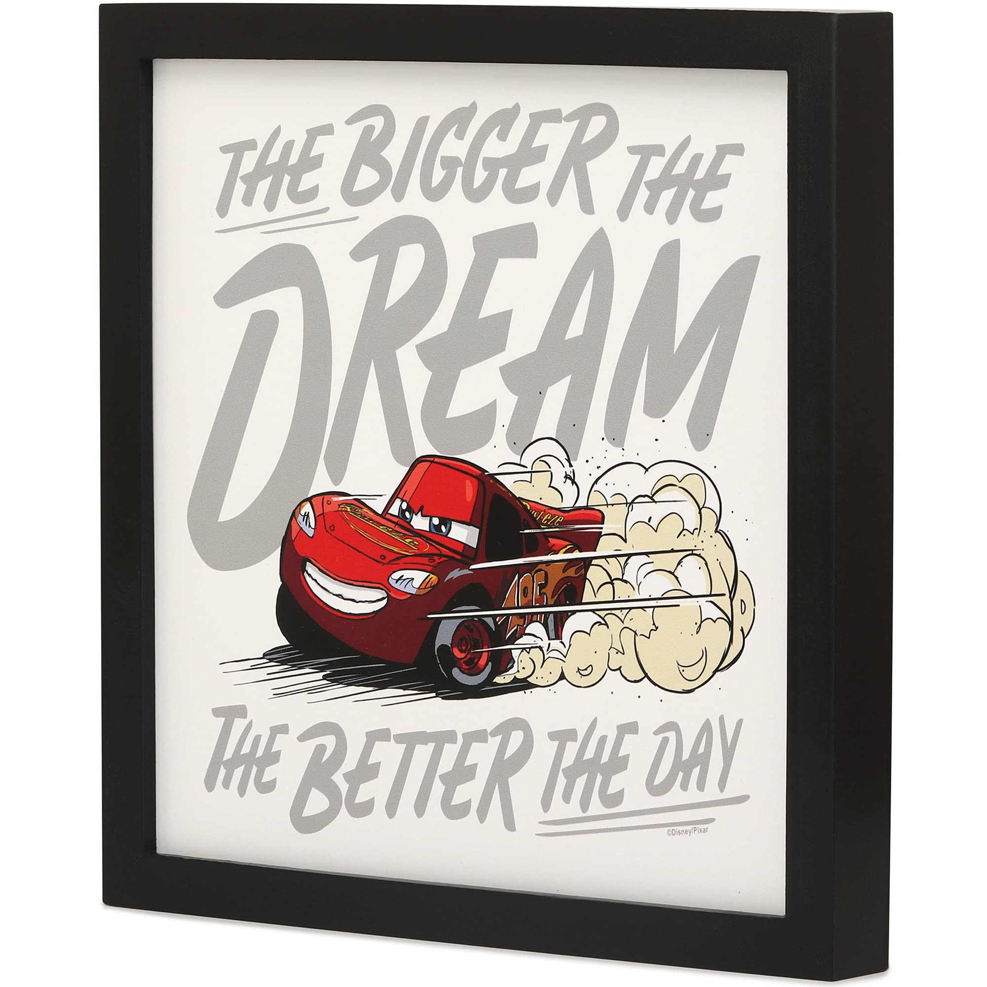 Open Road Brands Disney Pixar Cars Lightning McQueen wall art inspires imagination in bedrooms