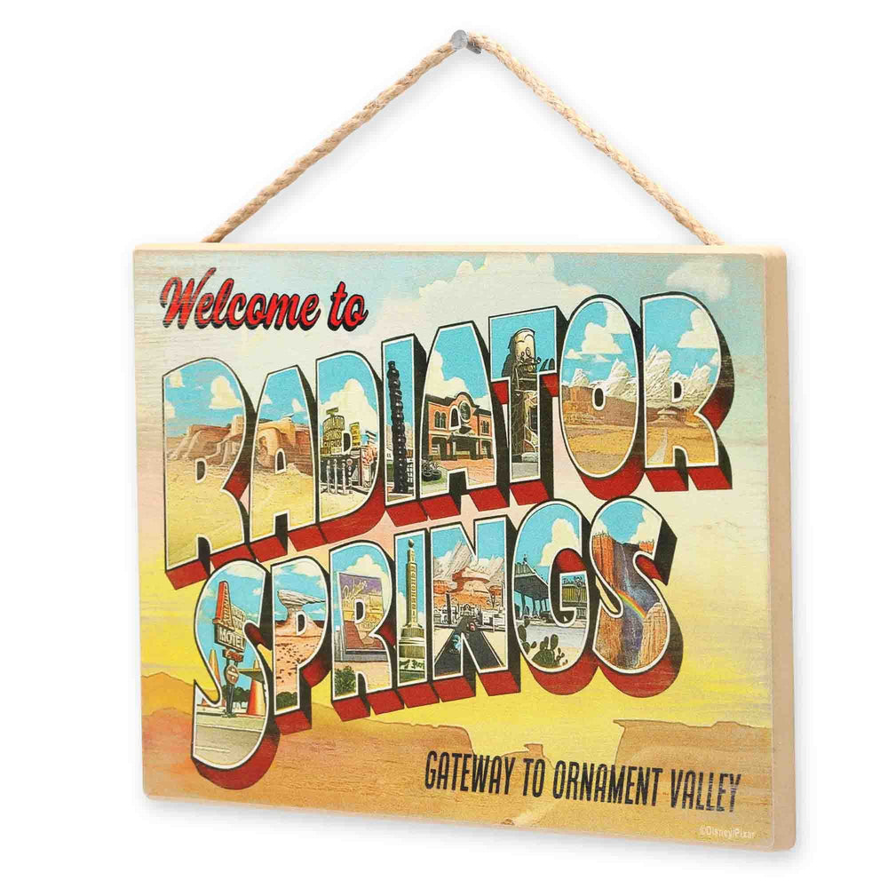 Open Road Brands Cars Radiator Springs wall art, ideal above bed or desk.