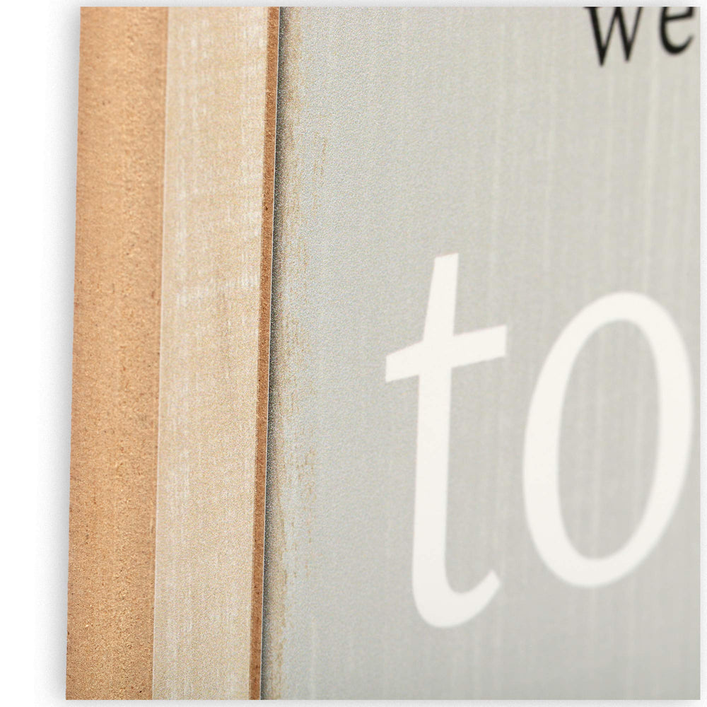 Open Road Brands Winnie the Pooh and Piglet Better Together wall decor is made in USA from MDF.