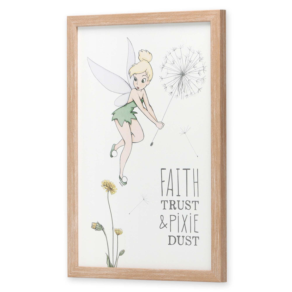 Open Road Brands Faith Trust Pixie Dust quote wall art inspires imagination in kids' bedrooms