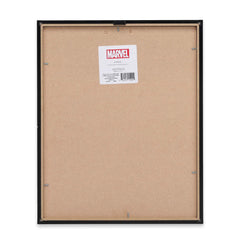 Open Road Brands Marvel Avengers framed wood wall decor showcases assemble-team artwork for living spaces.