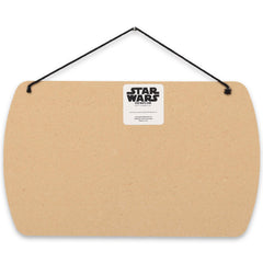 Open Road Brands MDF wall decor with rope hanger for easy display