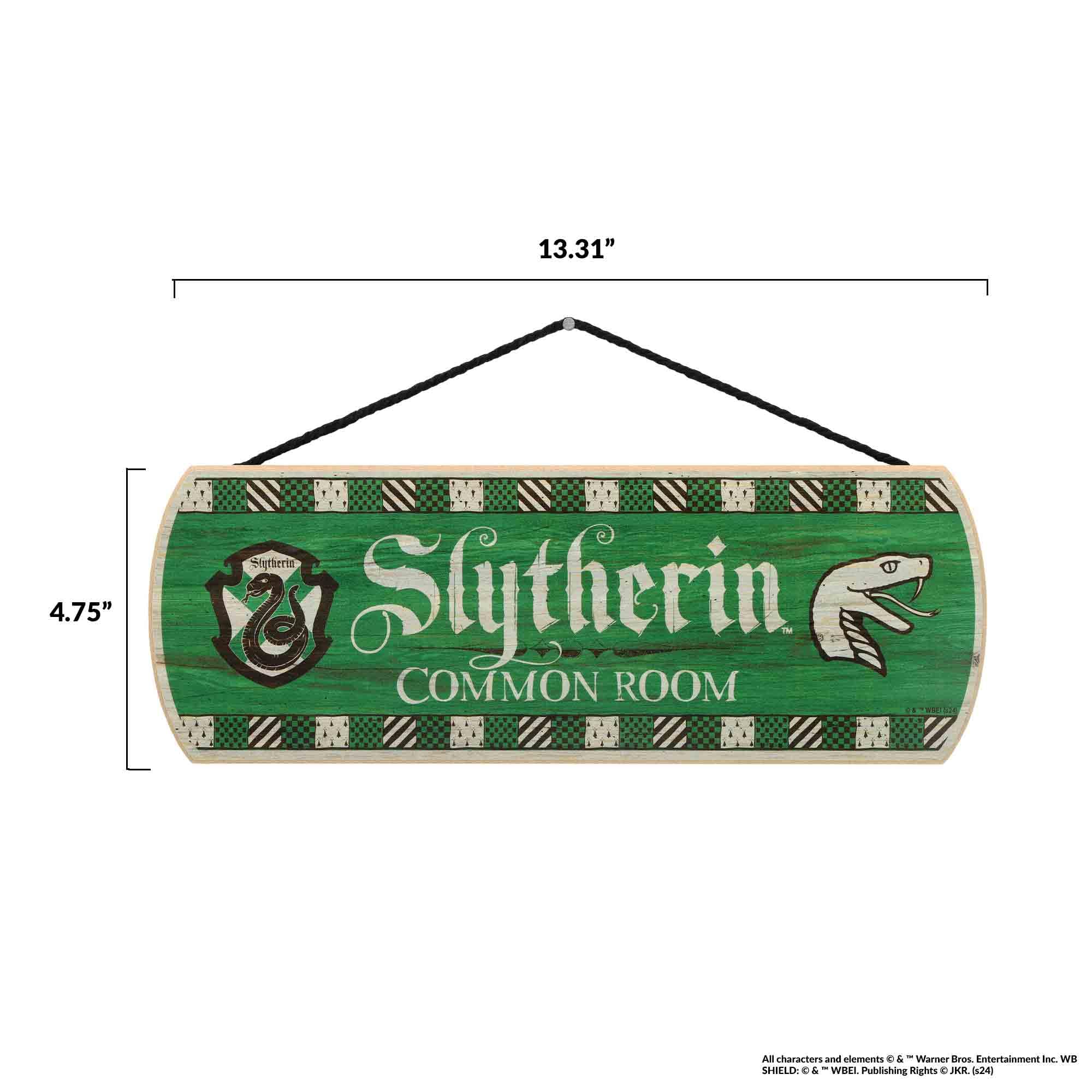 Open Road Brands Slytherin common room decor styled in teen bedroom or movie room