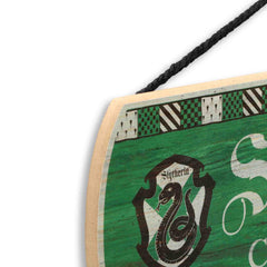 Open Road Brands Slytherin sign wood texture shows sturdy MDF and warm finish