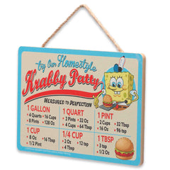 Open Road Brands SpongeBob kitchen conversion chart adds playful practicality for quick measurements.