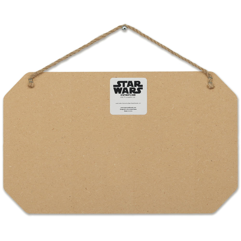 Open Road Brands Star Wars licensed sign adds vintage charm to any space.