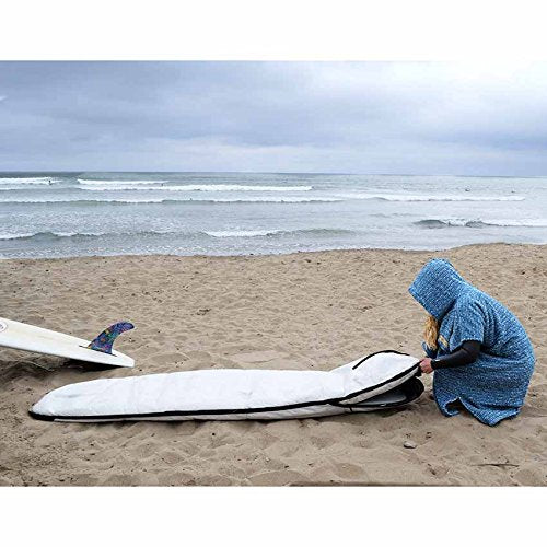 Open Road Goods Surf Poncho changing scenario for privacy and ease.