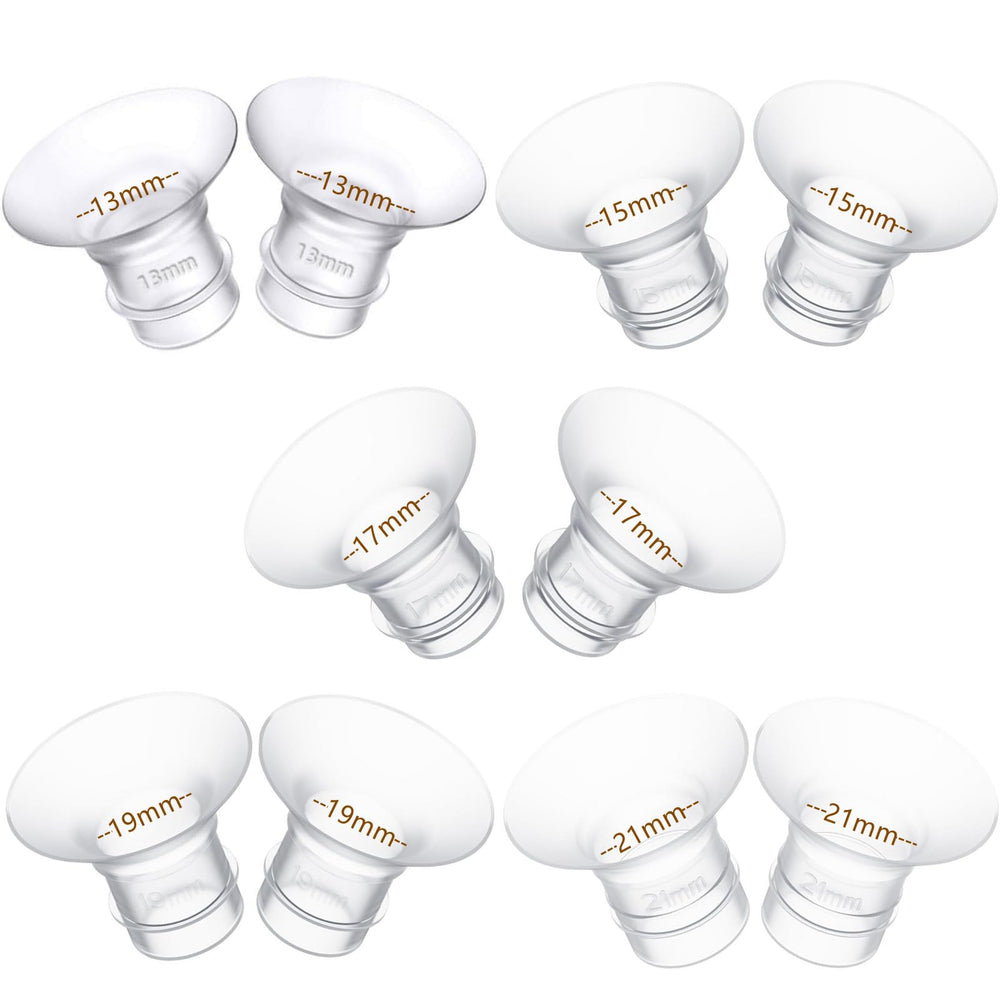 Opgroeie 10pcs flange inserts 13mm for a comfortable 24mm shield fit.