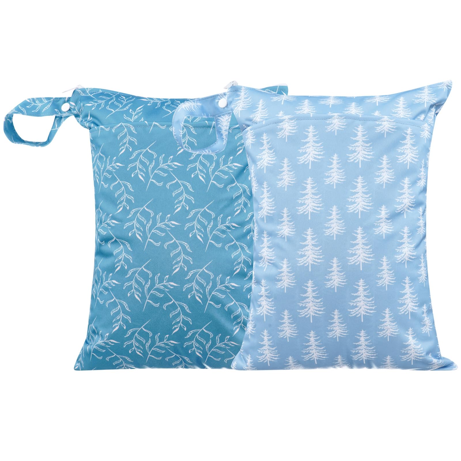 Opgroeie wet-dry bag dual-pocket front view helps separate wet and dry items on the go.