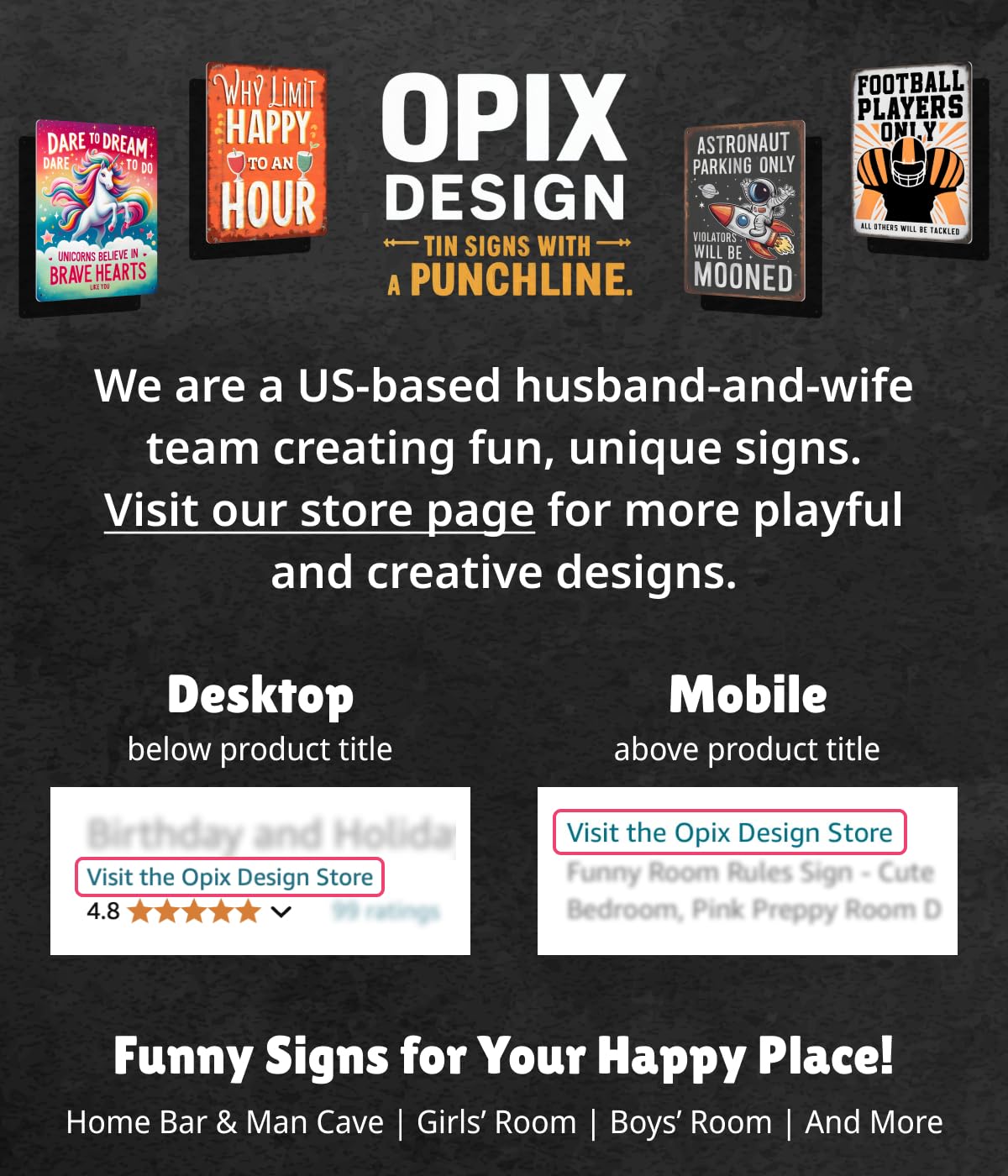 Opix Design Astronaut Parking Sign gift ideas—great birthday or holiday space gift