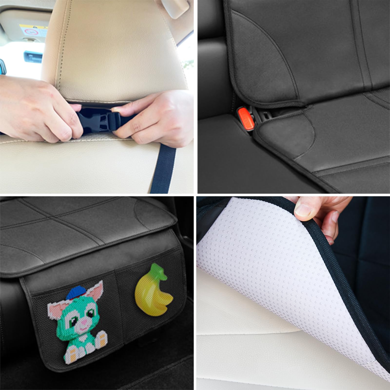 OpNelDum car seat protector two-piece set for versatile kid and pet protection