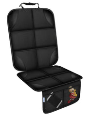 OpNelDum car seat protector with waterproof Oxford fabric shielding the vehicle seat from spills.