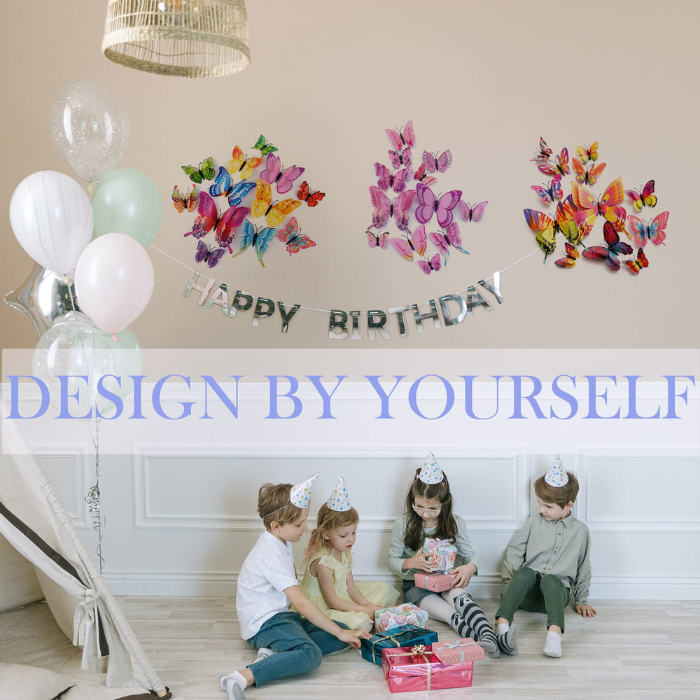 OPSEAM butterflies for party decoration create vibrant table and backdrop accents.