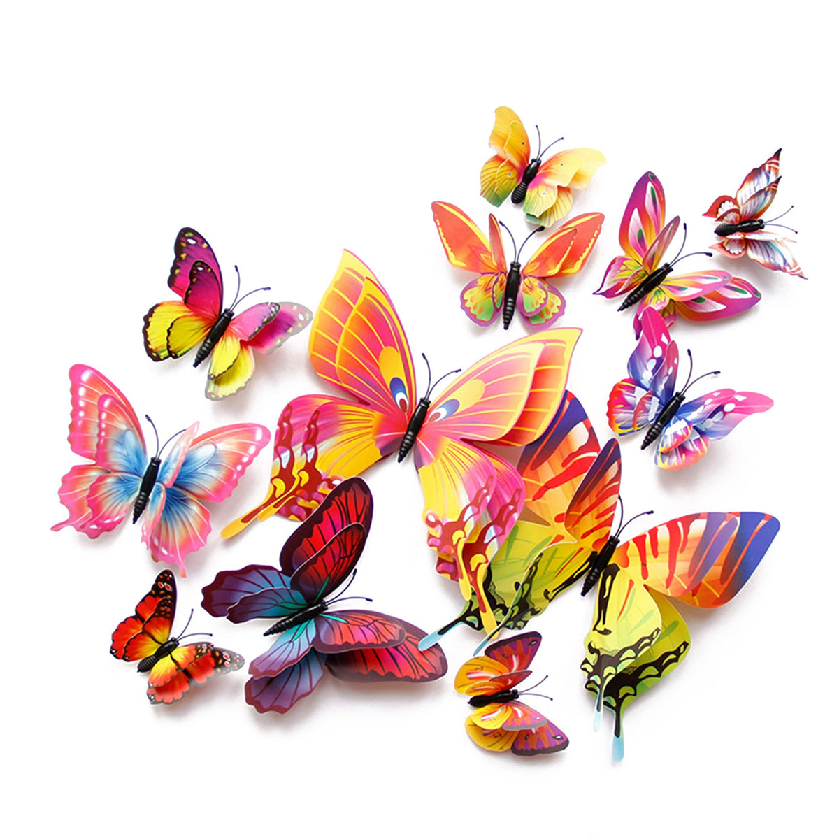 Opseam butterfly wall decor 3D magnets attach easily to metal surfaces for quick styling.
