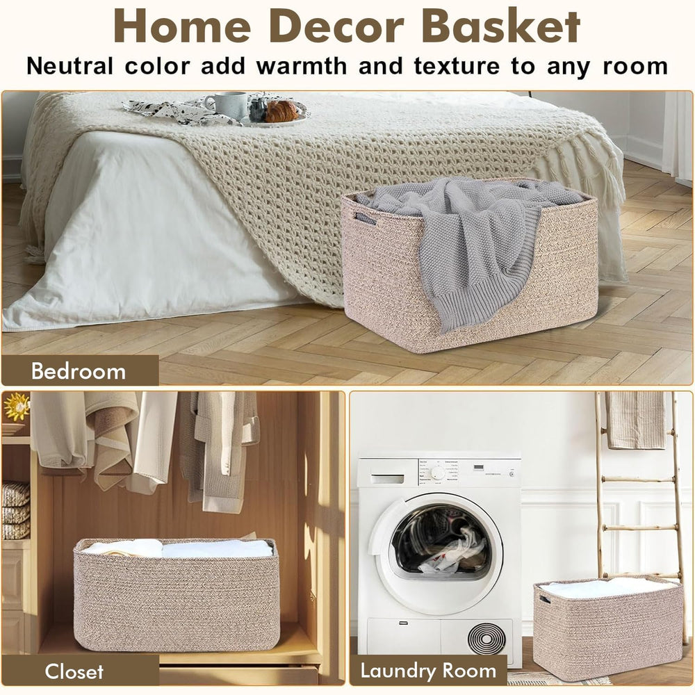 Optish 75L Blanket Basket nursery use stores toys and clothes safely.