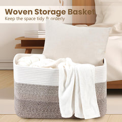 Optish 95L Blanket Basket empty setup demonstrates its stable, foldable design.