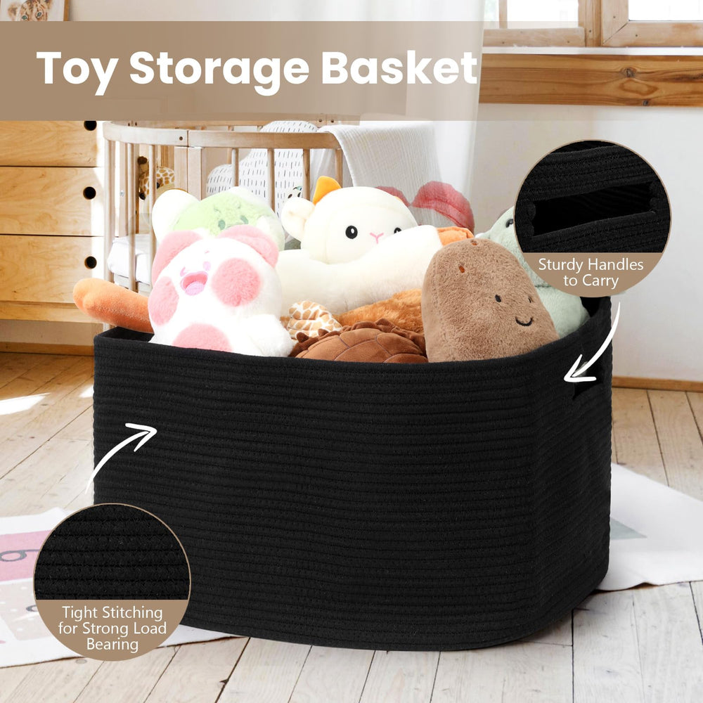 Optish 95L basket stacked for nursery toys and laundry separation