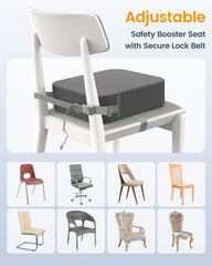 OPZAVYA booster seat waterproof PU leather for easy wipe-clean maintenance